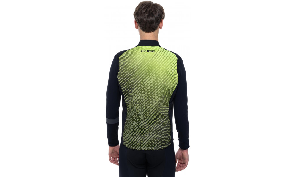 Velo veste Cube Softshell Road/XC Safety black'n'neon yellow - 4
