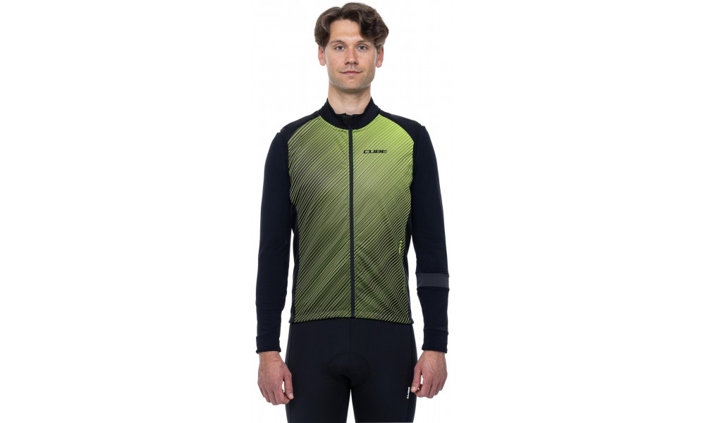 Velo veste Cube Softshell Road/XC Safety black'n'neon yellow - 5