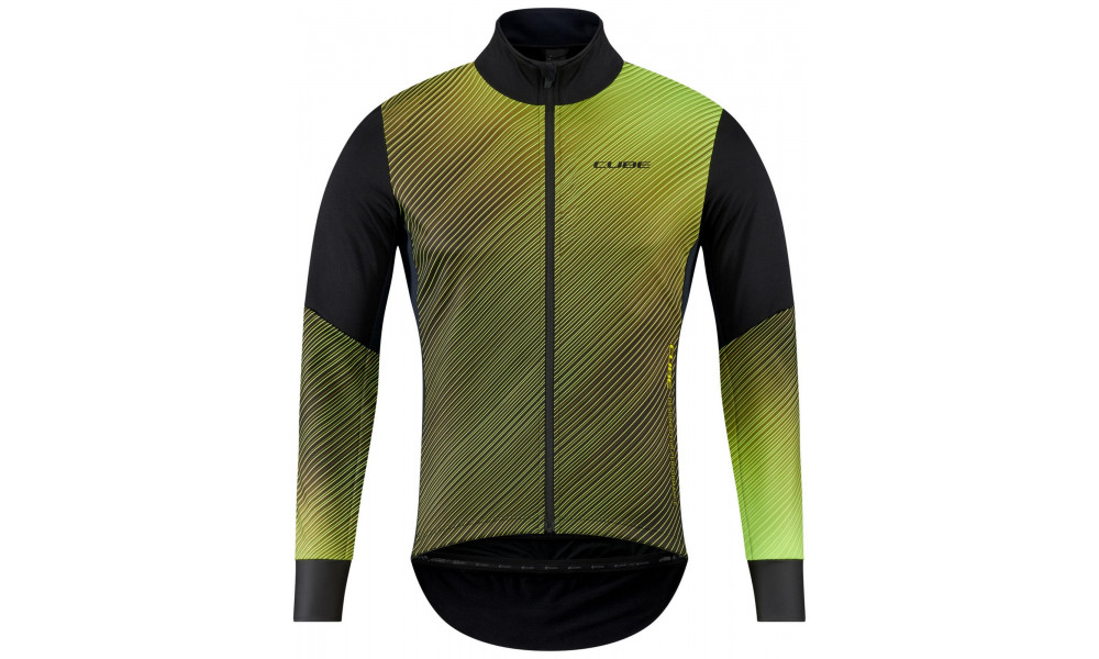 Velo jaka Cube Softshell Road/XC Safety black'n'neon yellow - 1