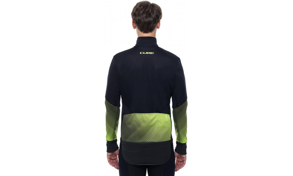 Velo jaka Cube Softshell Road/XC Safety black'n'neon yellow - 4