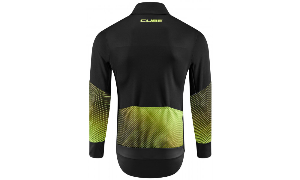 Velo jaka Cube Softshell Road/XC Safety black'n'neon yellow - 6