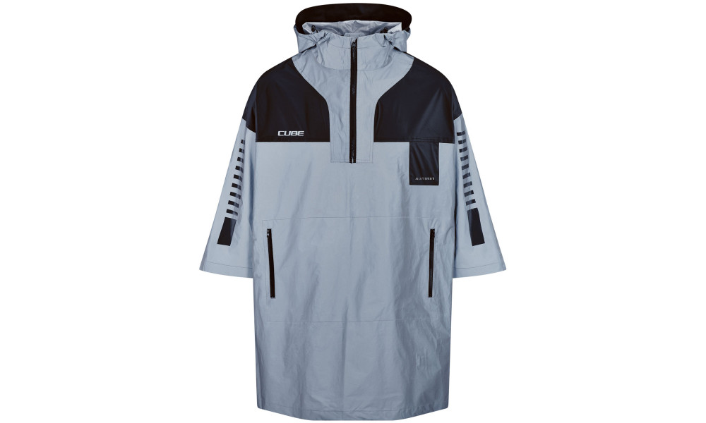 Lietus pončo Cube Utility Road/XC Safety silver'n'grey - 1