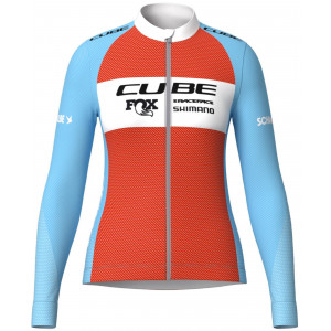 Velos krekls Cube X Factory Racing WS Road/XC L/S blue'n'orange