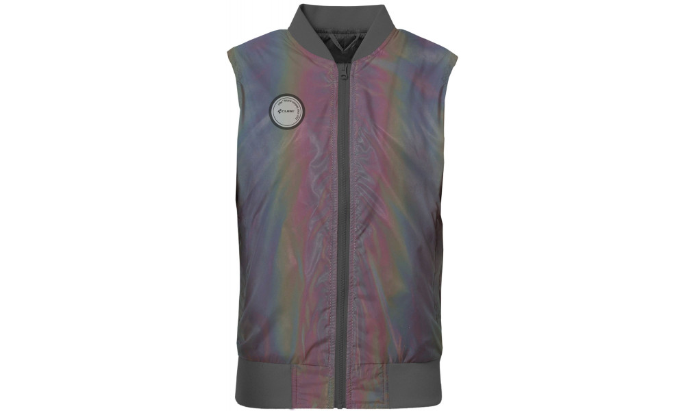 Velo veste Cube Wind Safety rainbow reflective - 1