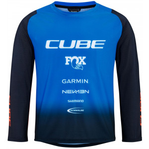 Velos krekls Cube Vertex Rookie X Actionteam L/S black'n'blue