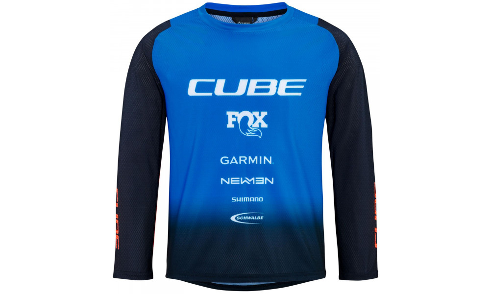 Velos krekls Cube Vertex Rookie X Actionteam L/S black'n'blue - 1