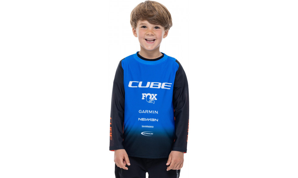 Velos krekls Cube Vertex Rookie X Actionteam L/S black'n'blue - 4