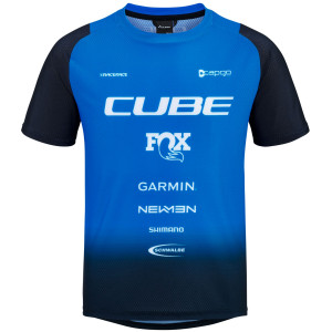 Velos krekls Cube Vertex Rookie X Actionteam S/S black'n'blue