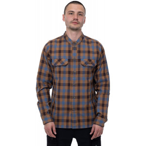 Krekls Cube Work L/S brown'n'blue