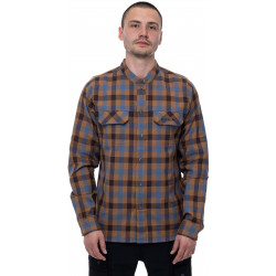 Krekls Cube Work L/S brown'n'blue Krekls Cube Work L/S brown'n'blue