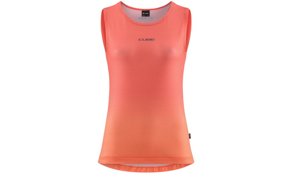 Apakškrekls Cube WS Mesh Sleeveless coral - 1