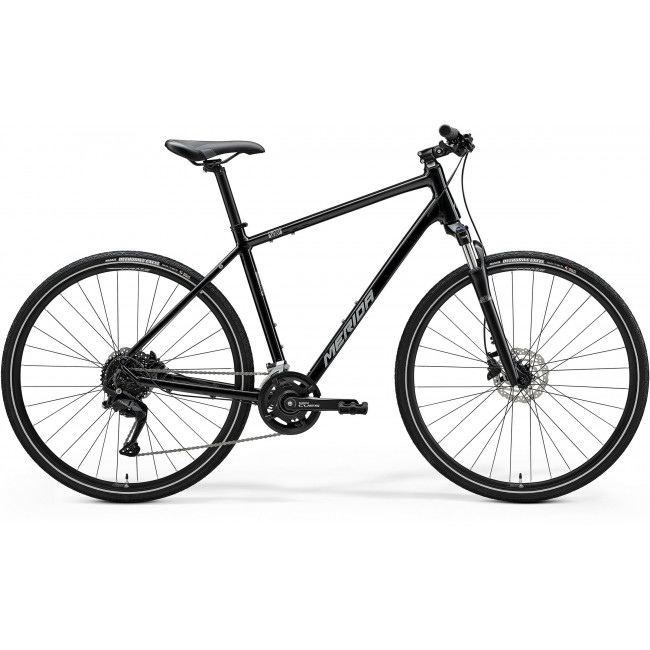 Velosipēds Merida Crossway 100 III2 glossy black(silver)