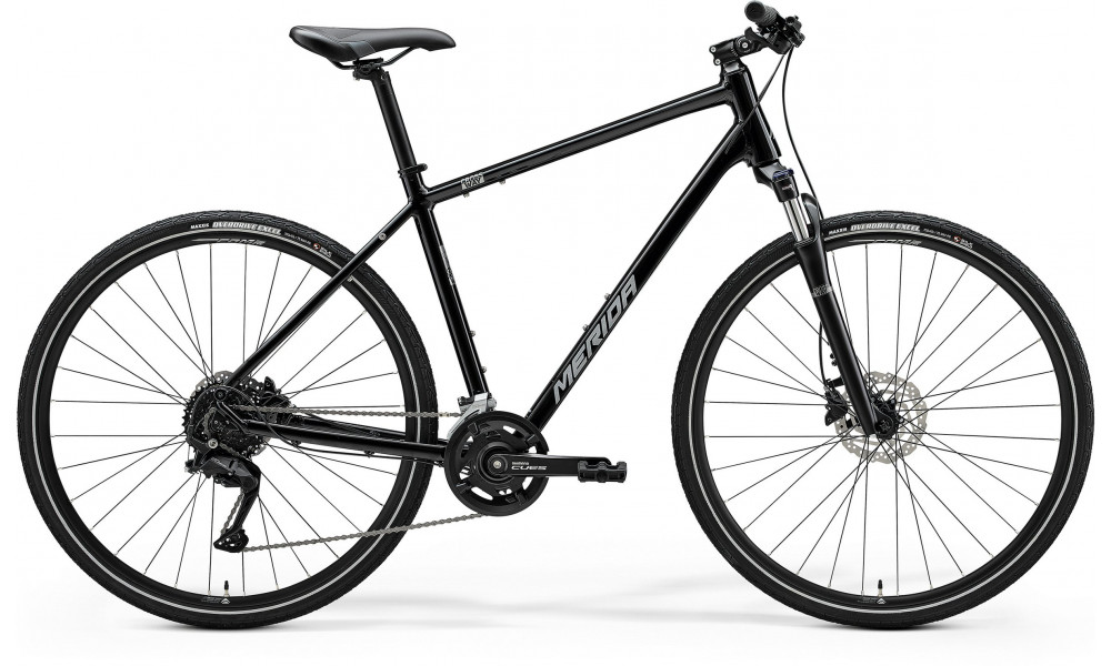 Velosipēds Merida Crossway 100 III2 glossy black(silver) 