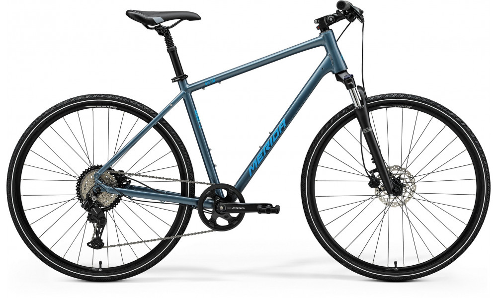 Velosipēds Merida Crossway 20 III2 silk steel blue(blue) 