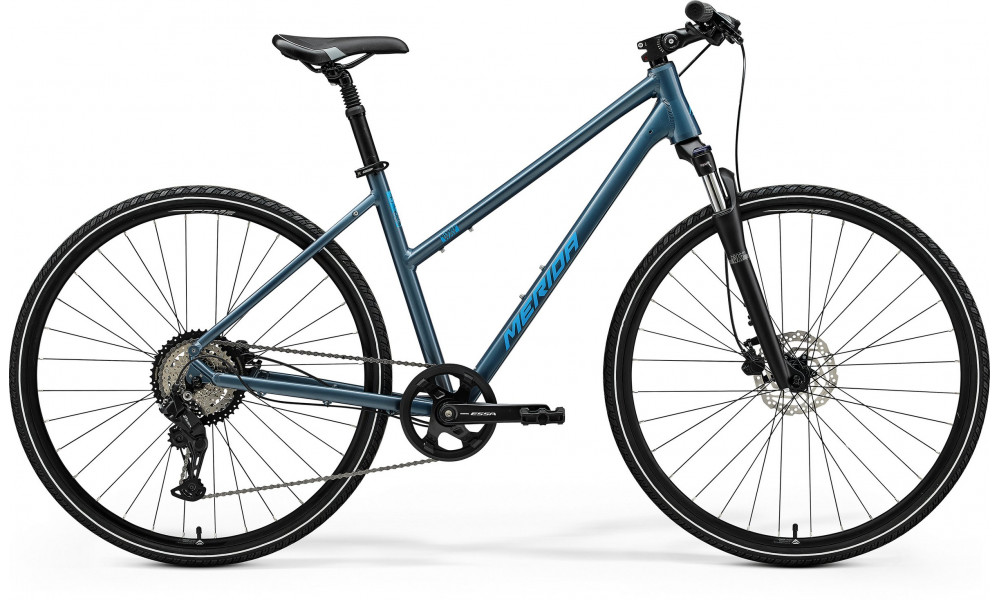 Velosipēds Merida Crossway 20 III2 Lady silk steel blue(blue) 