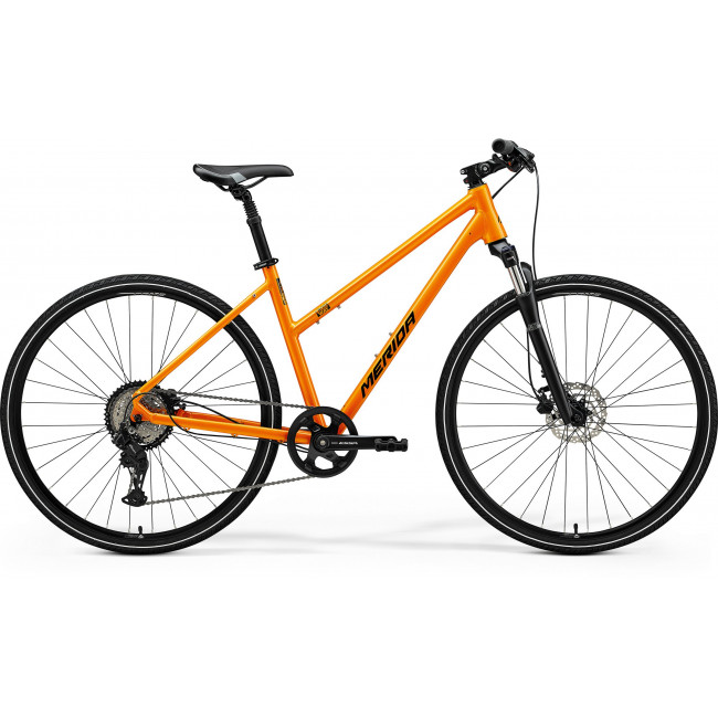 Velosipēds Merida Crossway 20 III2 Lady metallic orange(black)