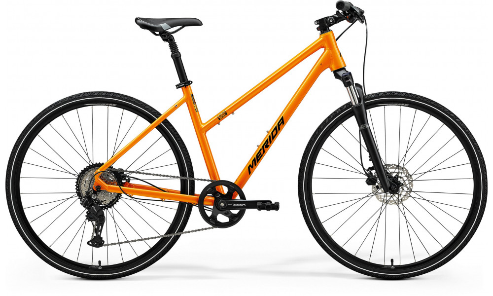 Velosipēds Merida Crossway 20 III2 Lady metallic orange(black) 