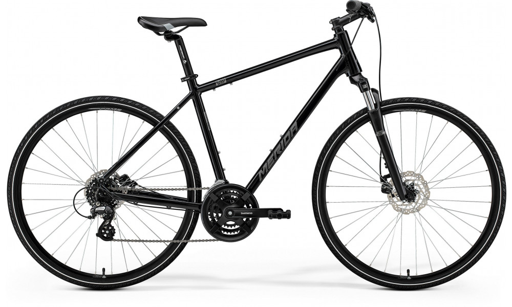 Velosipēds Merida Crossway 10 III1 black(silver) 