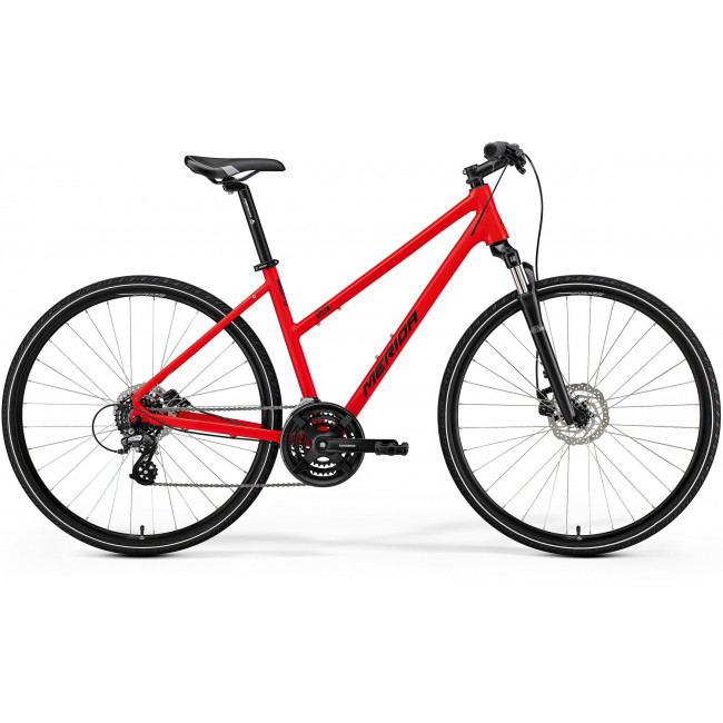 Velosipēds Merida Crossway 10 III1 Lady matt race red(black)