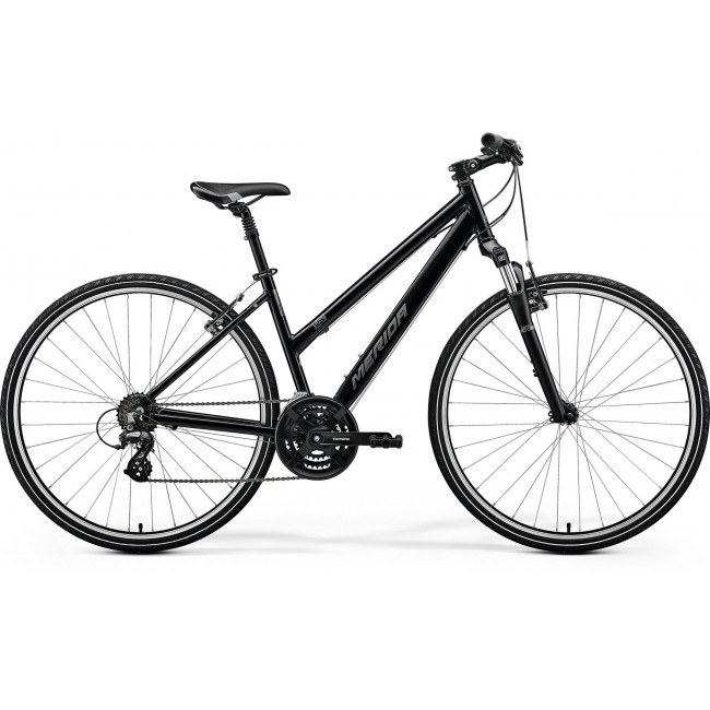 Velosipēds Merida Crossway 10-V SE I1 Lady black(silver)