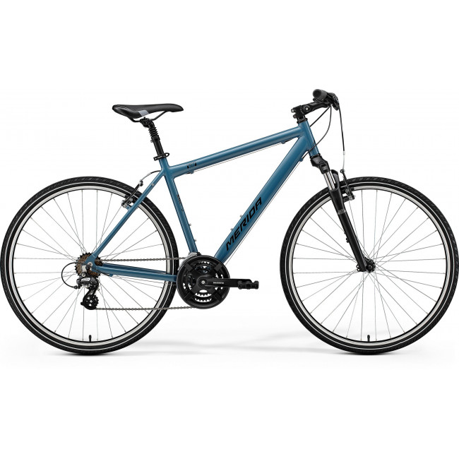 Velosipēds Merida Crossway 10-V SE I1 silk dove blue(black)