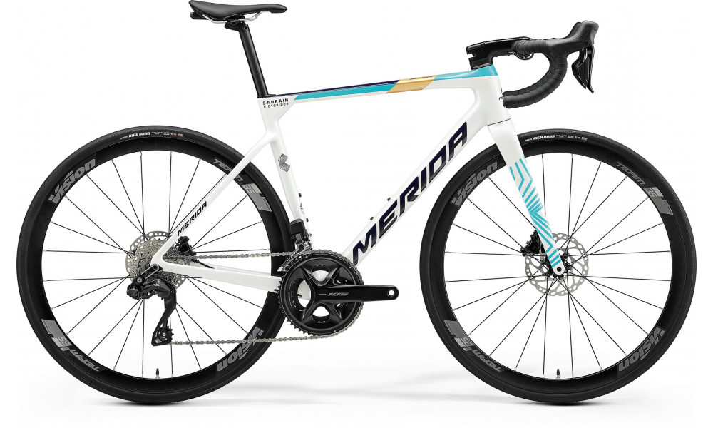 Velosipēds Merida Scultura 5000 V1 pearl(blue-team) 