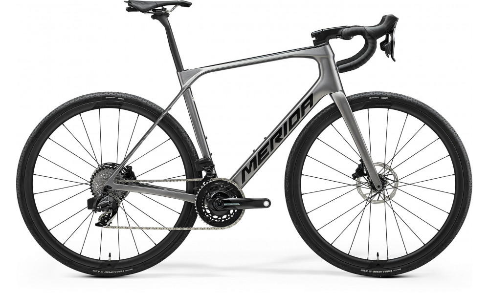 Velosipēds Merida Scultura Endurance GR 8000 II2 gunmetal grey(black) 