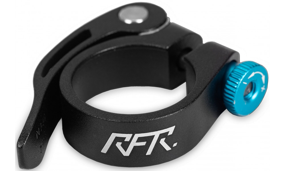 Sēdekļa skava RFR with Quick Release Alu 31.8mm black'n'blue 