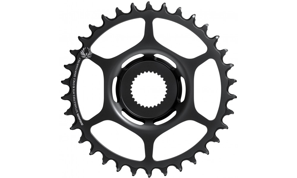 Priekšējais ķēdes ritenis SRAM X-Sync2 E-MTB Eagle Boost148 Bosch Gen4 Direct Mount 52mm 34T 