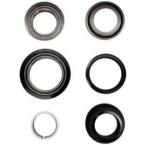 Stūres bļodiņas Cube 08 ZS Tapered 1-1/8"-1.5" Semi Integrated Alu