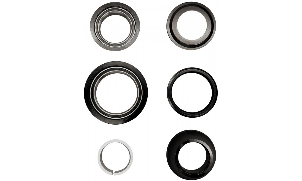 Stūres bļodiņas Cube 08 ZS Tapered 1-1/8"-1.5" Semi Integrated Alu - 2