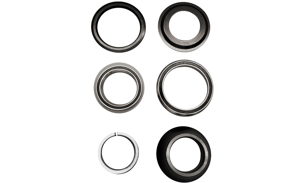 Stūres bļodiņas Cube 09 IS Tapered 1-1/8"-1.5" Integrated Alu - 1