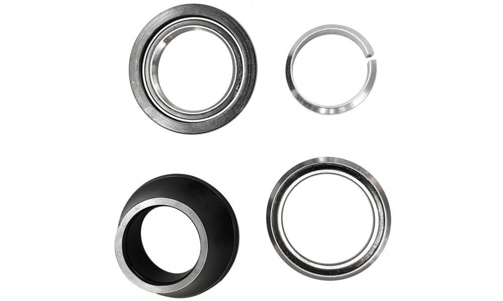 Stūres bļodiņas Cube 11 ZS-IS Tapered 1-1/8"-1-1/4" Semi Integrated-Integrated Alu 