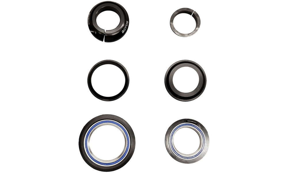 Stūres bļodiņas Cube 17 ZS Tapered 1-1/8"-1.5" Semi Integrated BlockLock Alu - 1