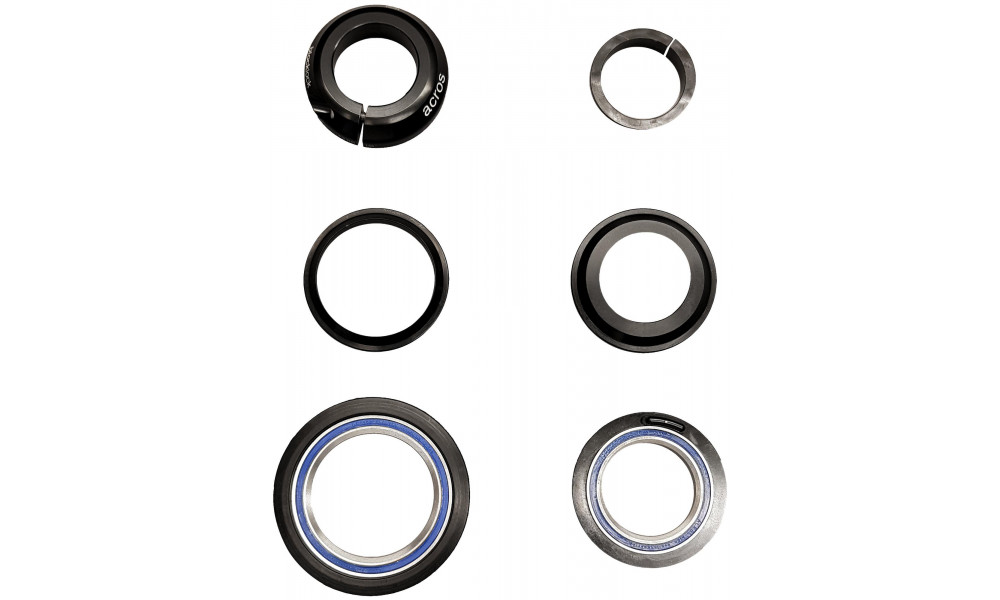 Stūres bļodiņas Cube 17 ZS Tapered 1-1/8"-1.5" Semi Integrated BlockLock Alu - 2