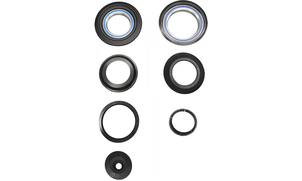 Stūres bļodiņas Cube MTB ZS Tapered 1-1/2"-1-1/2" Semi Integrated Alu with spacer - 2