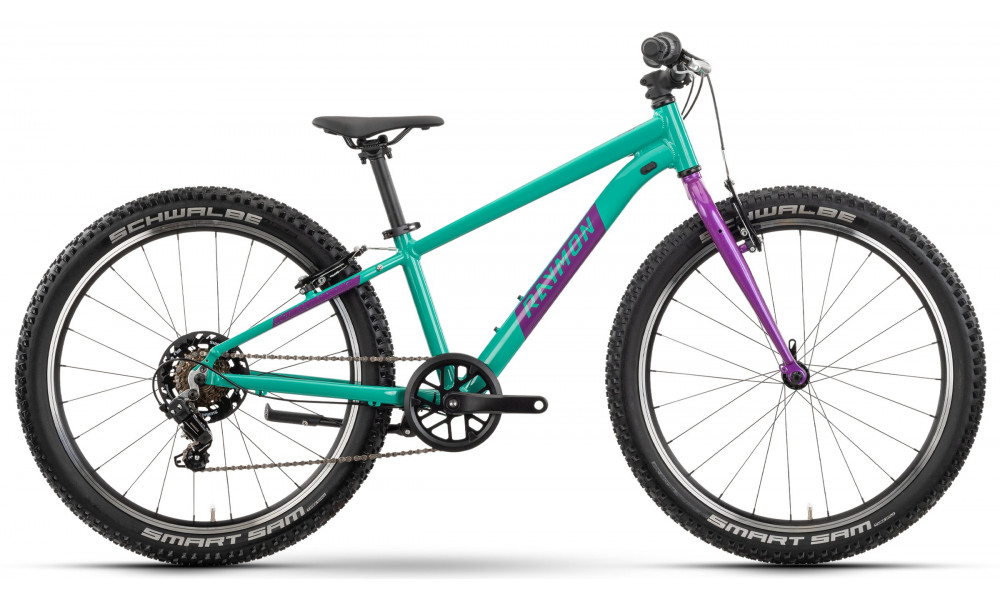 Velosipēds Raymon Yanga 24 2025 green-purple - 1