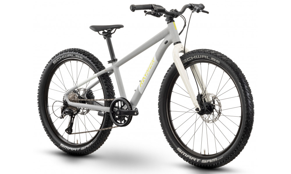 Velosipēds Raymon Yanga 24 Pro 2025 grey-white-lime - 3