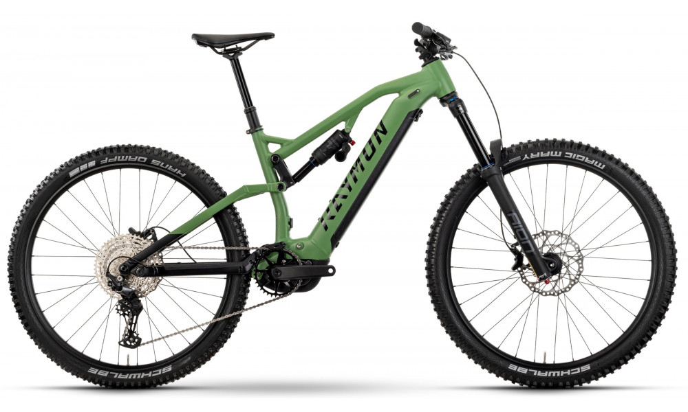 Elektriskais velosipēds Raymon Trailray 170 29" 2025 reseda green-black-violet - 1