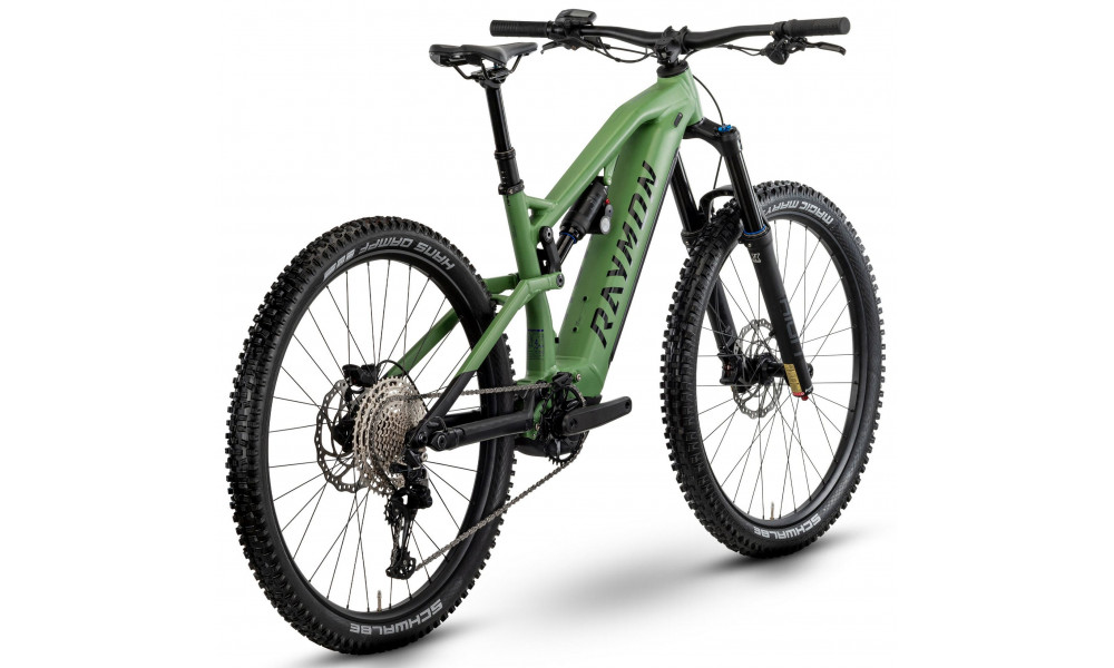 Elektriskais velosipēds Raymon Trailray 170 29" 2025 reseda green-black-violet - 2