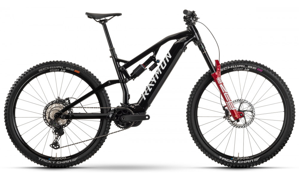 Elektriskais velosipēds Raymon Trailray 170 Ultra 29" 2025 black-white-red - 1