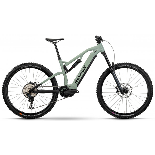 Elektriskais velosipēds Raymon Trailray 150 Pro 29" 2025 mint-black-kobalt