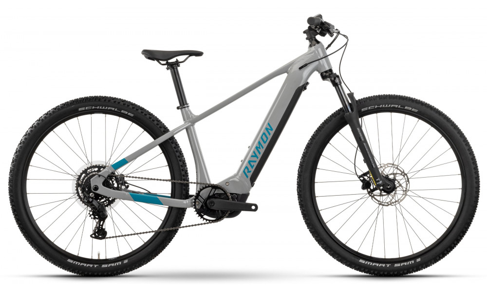 Elektriskais velosipēds Raymon Hardray 500 27.5" 2025 timeless-cyan-black - 1