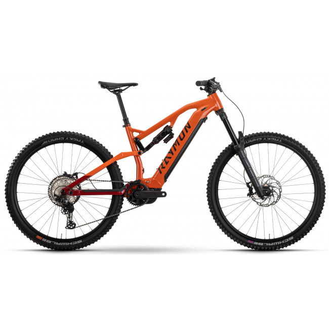 Elektriskais velosipēds Raymon Trailray 170 Pro 29" 2025 tangerine-red-black