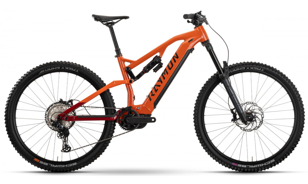 Elektriskais velosipēds Raymon Trailray 170 Pro 29" 2025 tangerine-red-black - 1