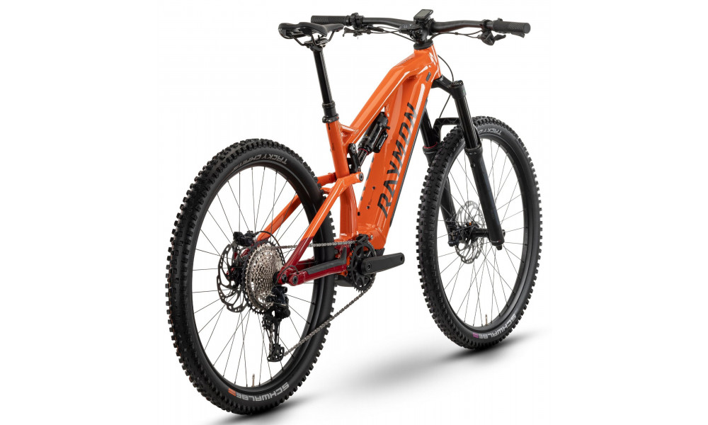 Elektriskais velosipēds Raymon Trailray 170 Pro 29" 2025 tangerine-red-black - 2