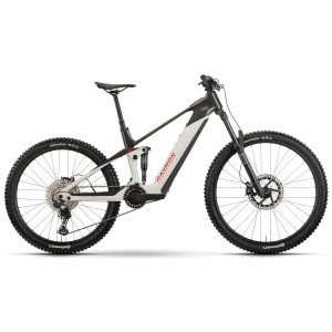 Elektriskais velosipēds Raymon Tarok 29/27.5" 2025 white-carbon-red