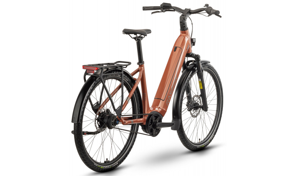 Elektriskais velosipēds Raymon Metmo base FW 27.5" 2025 copper-taupe - 2