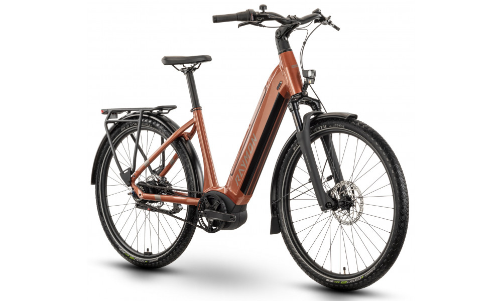 Elektriskais velosipēds Raymon Metmo base FW 27.5" 2025 copper-taupe - 3