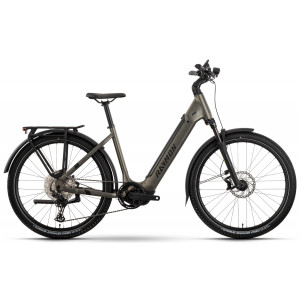 Elektriskais velosipēds Raymon Tourray Pro 800 27.5" 2025 Easy Entry kalmatarey-black-terra